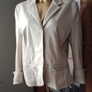 Gino Feruzzi leather blazer